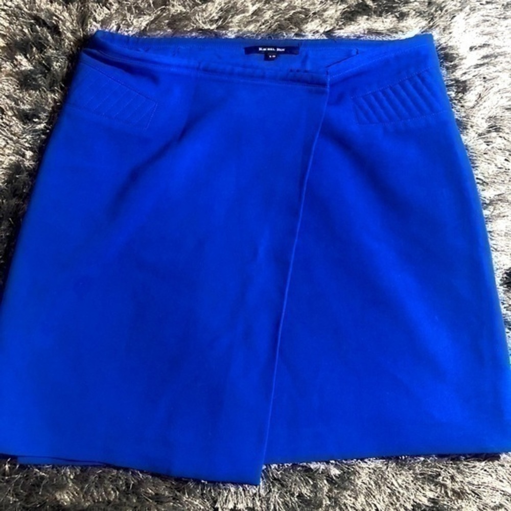 RACHEL ROY Size 10  blue wrap skirt